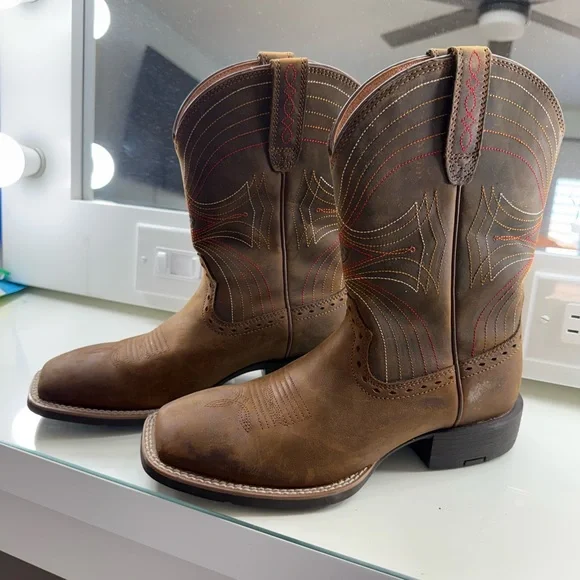 Ariat Men's Brown Western Boots - Picture 2 of 7